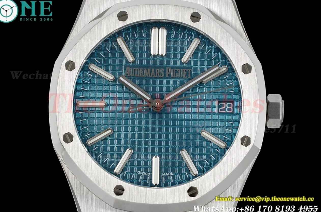 Super 15510 41mm Oak Royal Clone SS Blue SS IPF A4302 Stk 0512